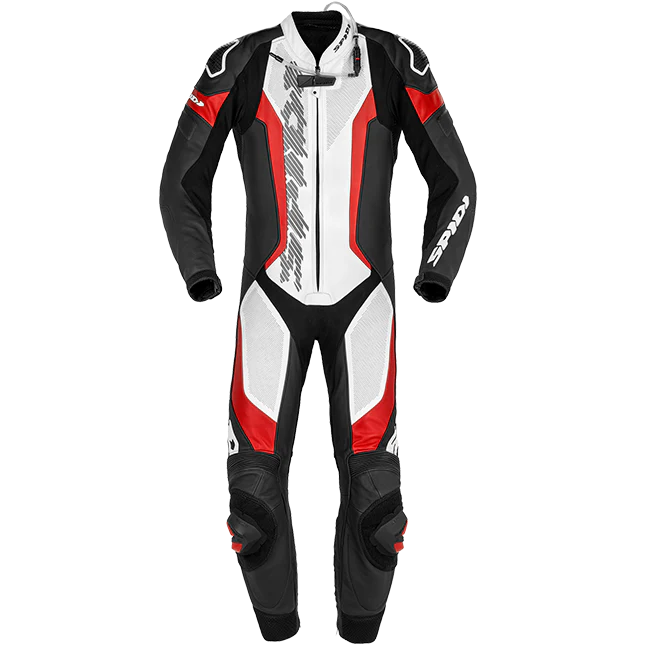 Spidi Laser Pro Einteiler Lederkombi – Perforierter Rennanzug | Herren | Rot | Y154014